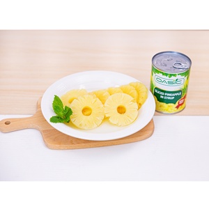 Potongan nanas kaleng buah kualitas tinggi terlaris dalam sirup - Product Image 3