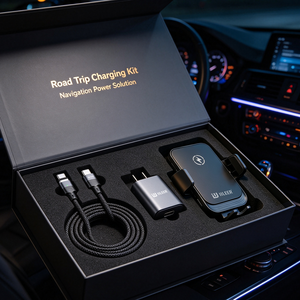 Cargador Inalámbrico Magnético para Auto con Cable de Carga, Diseño Moderno para un Uso Conveniente en el Vehículo, Set de Regalo - Product Image 4
