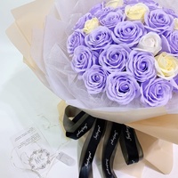 Bouquet Artificielle Pas Cher Cinq Couches Rose Maison De Mariage Décoratif Savon Fleurs