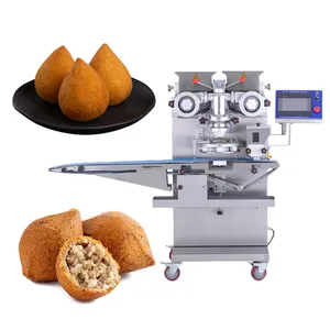 2024 New Products Kibbeh Encrusting Machine Coxinha Croquette Making Machine Stuffed Cookies Biscuit Filling Machine