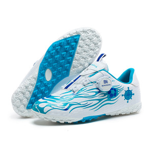 Chaussures de football pour enfants Baodis, tige synthétique, semelle extérieure en TPU, doublure en mesh, pour entraînement et match sur gazon artificiel. - Product Image 5