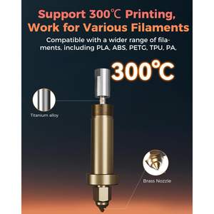 Kit de bloque calefactor de cerámica Creality Hotend 300 para impresión a alta temperatura, accesorios para impresora 3D Ender 5 Max - Product Image 6