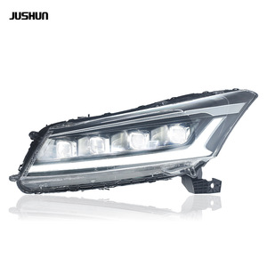 Ensemble de phares Jushun pour Honda Accord 8e génération 2008-2013, projecteur LED, feux de jour, clignotants séquentiels - Product Image 4