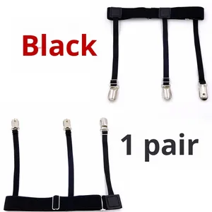 Jarretelles Anti-Glisse et Anti-Plis <span class=keywords><strong>à</strong></span> 3 Pattes avec Pinces Métalliques pour Chemises Formelles Hommes et Femmes - Product Image 1