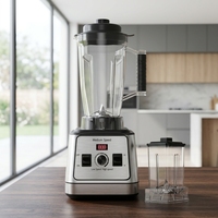 Mixeur de cuisine domestique haute puissance avec bouton rotatif, facile à nettoyer, pour poudres et aliments secs, personnalisable avec logo OEM/ODM, modèle National Super Chopper