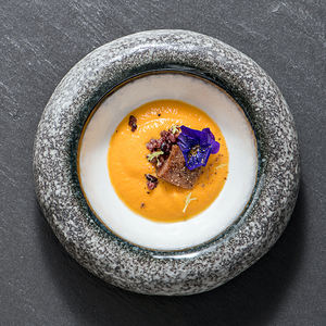 المطبخ الياباني أدوات مائدة سيراميك الحجري المقبلات سلطة الحبوب و طبق تقديم الحلوى و طقم أطباق - Product Image 2