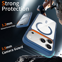 Coque de luxe magnétique à chargement sans fil pour iPhone 18 17 Pro Max avec protection de caméra surélevée antichoc, étui de téléphone personnalisé en gros