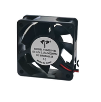 Ventilateur axial CC haute vitesse 60 mm, 3 pouces, 12 V 24 V, pour ordinateur, onduleur, refroidisseur, ventilateur d'extraction industriel CC sans balais 60x60x25 mm