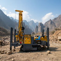 Machine de forage de puits d'eau DTH de 260 m de profondeur, fabriquée en Chine