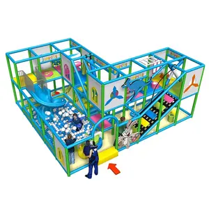 2024 Hot Sale Safety Playground For Kids Plastic Indoor Playground Equipment