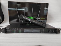 Système de microphone numérique sans fil professionnel Axient, double canal, micro cardioïde portable en métal pour spectacles sur scène et concerts