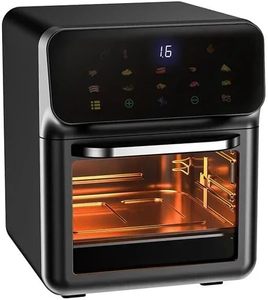 Friteuse à air chaud avec fenêtre de visualisation, appareil de cuisine domestique et commercial, friteuse sans huile 10L 1350W - Product Image 1