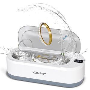Portable 350ml 18W 46KHz Ultrasonic Jewelry Cleaner New 18W <b>Jewellery</b> Washing <b>Machine</b> for Household Use - Product Image 6