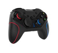 Contrôleur de jeu sans fil longue durée de vie de la batterie double moteur avec manettes de vibration réglables pour commutateur Nithendo