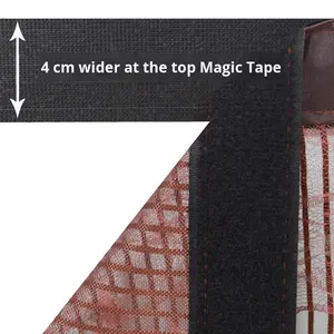 Cortina Magnética <span class=keywords><strong>Antimosquitos</strong></span> para Dormitorio, Estilo Británico, para el Hogar, Venta al por Mayor, Sin Perforaciones, con Diseño de Diamantes - Product Image 6