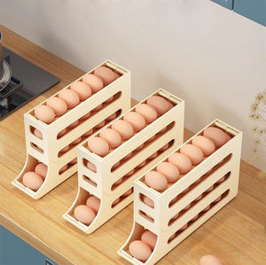 <strong>Egg</strong> Storage 4 Layers Kitchen Refrigerator <strong>Egg</strong> Organizer Container Storage <strong>Rack</strong> <strong>Egg</strong> Storage Box - Product Image 2