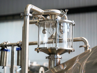 Équipement de brassage de bière, Usine de brassage 1000L, Cuve sous pression SUS304, Cuve de fermentation à plaque alvéolée, Automatique PLC