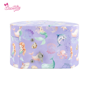 <span class=keywords><strong>Boîte</strong></span> <span class=keywords><strong>à</strong></span> musique sirène en forme de cœur avec miroir et figurine rotative, thème océan pour enfants, pour filles, vente en gros d'usine - Product Image 3