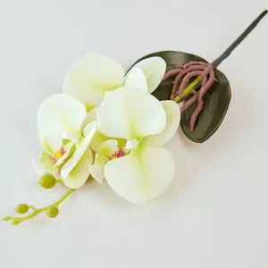 Fiori artificiali farfalla orchidea fiori economici falena orchidea fiori decorativi vendita calda