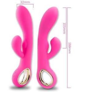 Verwarming Konijn Dildo Vibrator Voor Vrouw G Spot Clitoris Stimulator Vagina Massager <span class=keywords><strong>Feman</strong></span> Masturbator Seksspeeltjes Voor Volwassenen 18 + % - Product Image 4