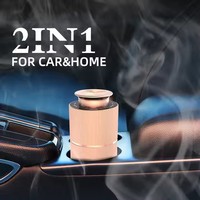 Diffuseur d'huiles essentielles intelligent de luxe en aluminium pour voiture, machine de diffusion d'arômes automatique, vente chaude au Royaume-Uni