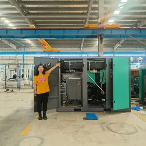 Großhandel 2,3 m3/min industrielle Kompressoren 15 kw rotierender Luftschraubkompressor für die Metallindustrie