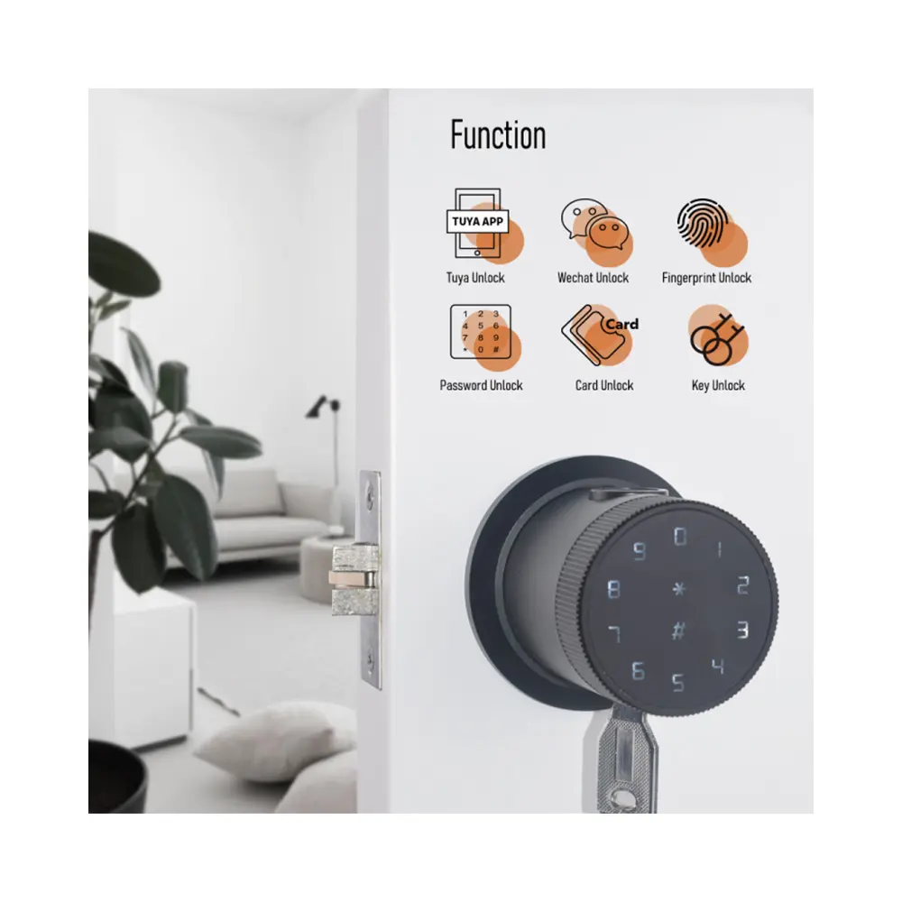 Smart Zink legierung Zylinder Digital Magnetic Hotel Keyless Wifi Türschlösser System Preis