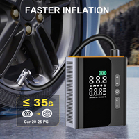 Gonfleur de pneus portable 12V avec manomètre numérique, pompe à air monocylindre pour pneus de 17 pouces