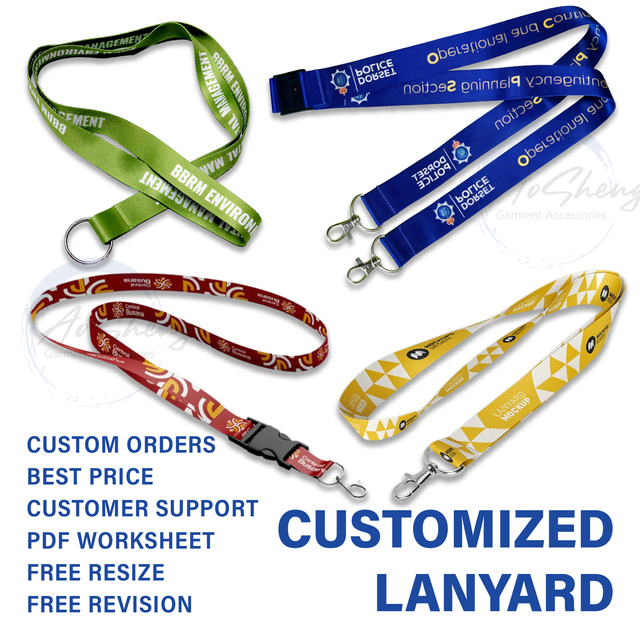 Trending Wholesale Company ID Polyester Lanyard Sublimation Custom Personalized Creative Logo Mobile Phone Strap