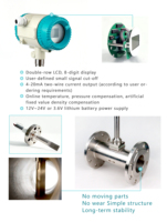Medidor de Flujo Vortex, Medidor de Flujo Vortex de Energía Utilizado para Medir Vapor, Gases y Líquidos de Baja Viscosidad como el Agua