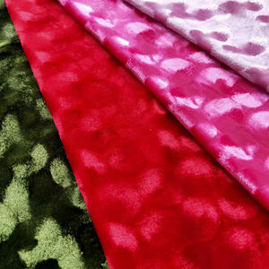 Fábrica de tela personalizada copo de nieve diamante terciopelo elástico tejido poliéster amoníaco tela de terciopelo coreano para almohada sofá - Product Image 2