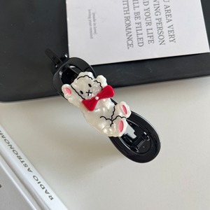 Dễ Thương Con Chó Thiết Kế Phẳng Xoắn Tóc Clip Thanh Lịch Trở Lại Đầu Phụ Kiện Tóc Cho Phụ Nữ Cô Gái Barrettes - Product Image 6