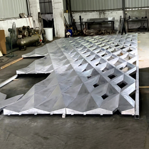 Proyecto moderno con revestimiento de muro cortina de aluminio con recubrimiento en polvo para diseño exterior impermeable de edificios - Product Image 1