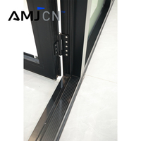 Porte principale double personnalisée conception aluminium maison porte d'entrée en aluminium porte d'entrée articulée en aluminium porte à battants