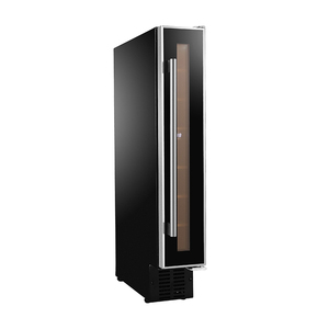 <span class=keywords><strong>Venta</strong></span> al por mayor de compresor de puerta de vidrio de vino de <span class=keywords><strong>la</strong></span> <span class=keywords><strong>bodega</strong></span> de vino 7 botellas construido en el gabinete - Product Image 1