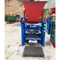 Extrudeuse de Briques Semi-Automatique 4-35 pour Briques Creuses/Pleines, Machine de Fabrication de Briques à Utilisation Facile