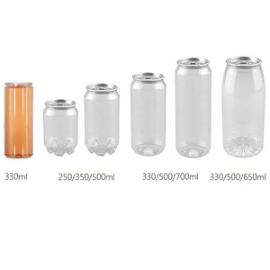 Bán Buôn Rỗng Rõ Ràng 350Ml 500Ml 650Ml Pet Trong Suốt Mềm Uống Có Thể Iced Cà Phê Nhựa Soda Đồ Uống Có Thể Với Dễ Dàng Mở Nắp - Product Image 5