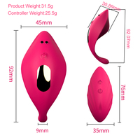 MELO Wearable Panty Klitoris Vibratoren für Frauen 12 Modi Fernbedienung Klitoris Stimulator Adult Goods Sexspielzeug für Frauen