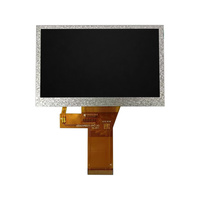 Écran TFT haute résolution 4,3 pouces 800RGB 480 avec toutes les directions de visualisation de l'horloge pour équipement industriel portable