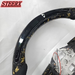 พวงมาลัยคาร์บอนไฟเบอร์ฟอร์จ LED สำหรับ GT500 ปี 2010 2011 2012 2013 2014 - Product Image 3