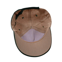 Casquette de baseball personnalisable bicolore, unie, avec fermeture auto-agrippante, premium, vierge, 5 panneaux structurée, promotionnelle, anti-UV, en gros pour marques