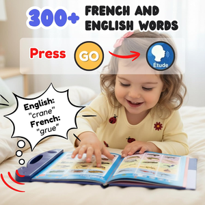 Libro Interactivo Bilingüe en Francés o Inglés de Cartón para Niños, Aprendizaje de Idiomas con Impresión Offset - Product Image 3