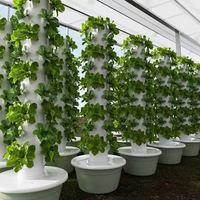 Tour de culture hydroponique à 9 étages, norme européenne/britannique, avec prise CE, pour la culture de légumes en intérieur et en extérieur, jardin vertical