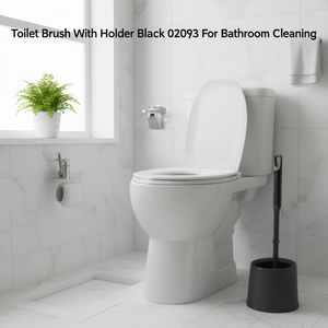 Spazzola per WC con supporto nera 02093 per la pulizia del bagno - Product Image 3