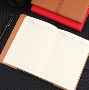 Carnet de notes A5 en cuir PU de qualité supérieure avec logo personnalisé, couverture rigide et longue boucle argentée, journal, agenda - Product Image 6