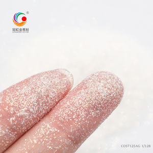ผงอายแชโดว์เกรดเครื่องสำอางสีขาวประกายวิบวับสำหรับตกแต่งคริสต์มาสเล็บเม็ดสีคุณภาพสูง - Product Image 1