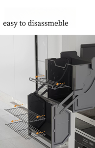 Organizador de Especias Extraíble para Armario de Cocina Goldmine, Estante Extraíble de 2 Niveles para <span class=keywords><strong>Despensa</strong></span> - Product Image 3