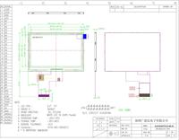 Panel Layar LCD TFT IPS 4,3 inci dengan Resolusi 480x272 Antarmuka RGB 24-bit Warna Penuh Kecerahan 1000 Cd/m dengan Lampu Latar LED