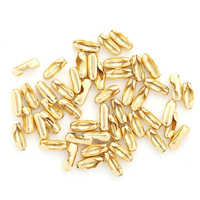 Chaîne à billes en acier inoxydable de haute qualité avec fermoir en forme d'arachide pour la fabrication d'accessoires de bijoux