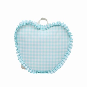 Tùy Chỉnh Hình Trái Tim Ba Lô Cô Gái <span class=keywords><strong>Kawaii</strong></span> Gingham Ba Lô Túi Xách Vai Túi Với Ruffle - Product Image 3